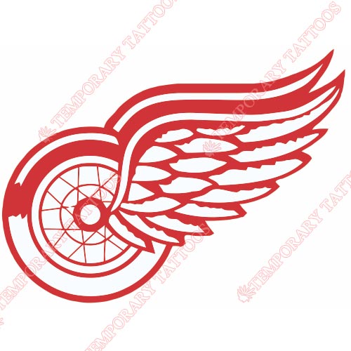 Detroit Red Wings Customize Temporary Tattoos Stickers NO.145